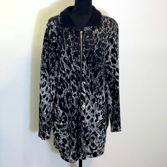 Chico’s Double Zip Sweater - Picture 2 of 12